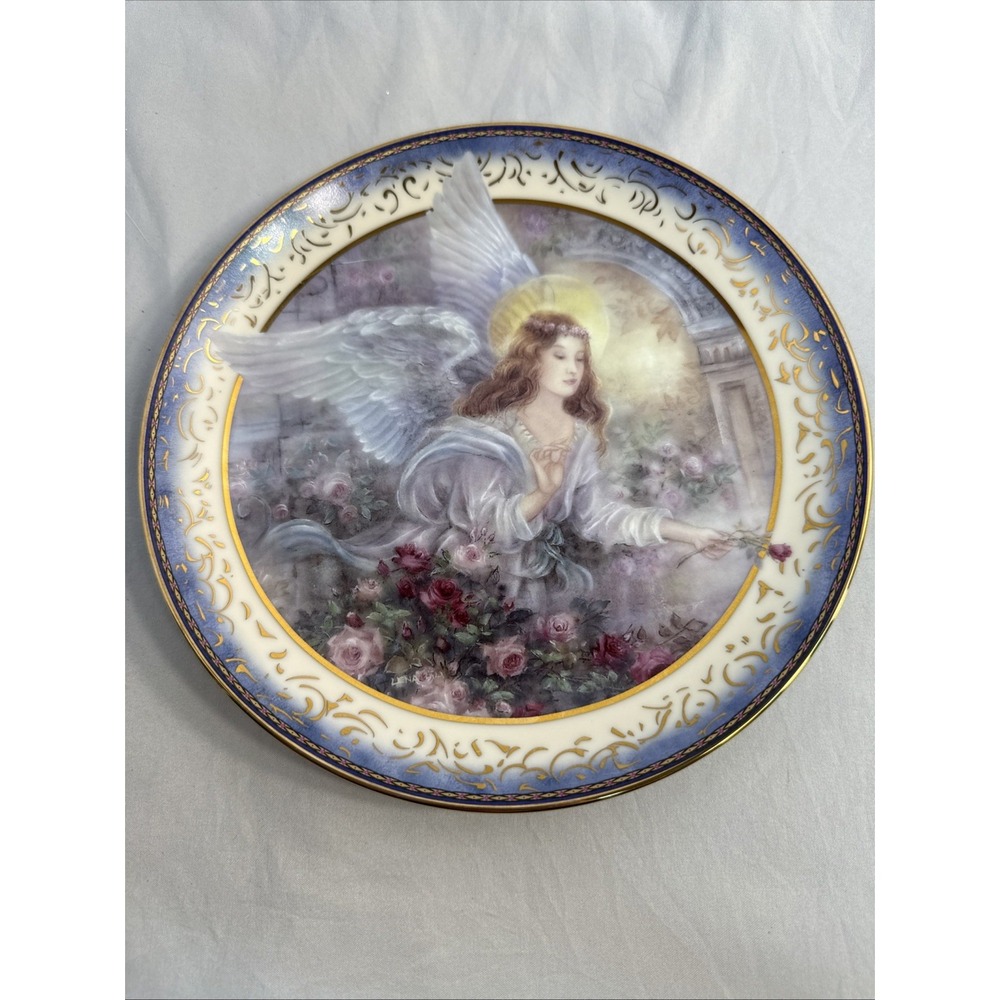 Lenox Lena Liu On Loving Wings Collector Plate 1998 Angelic Visions 2584A 8"